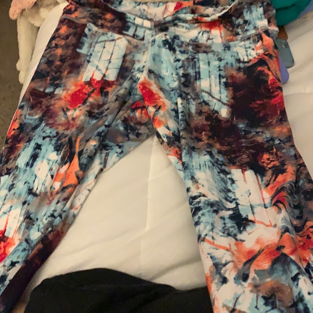 Tie dye workout pants